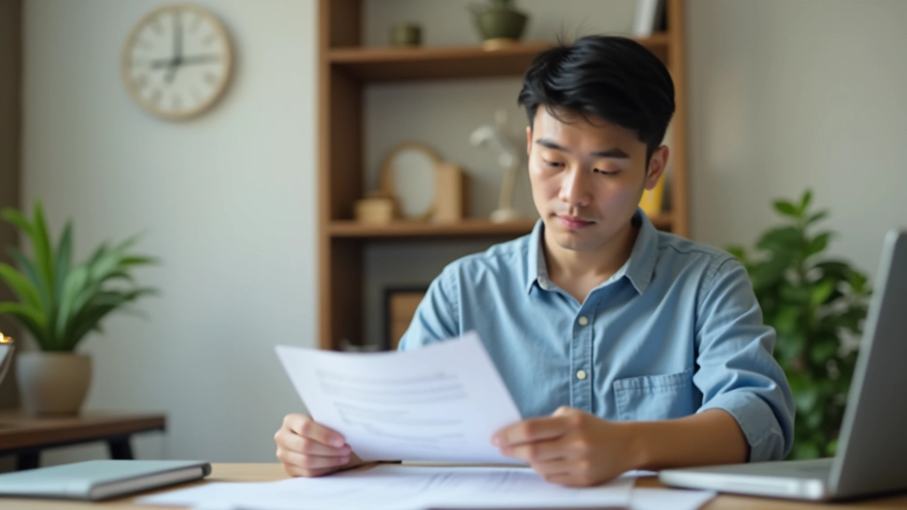Person reviewing budget spreadsheet at home with notebook and calculator on desk