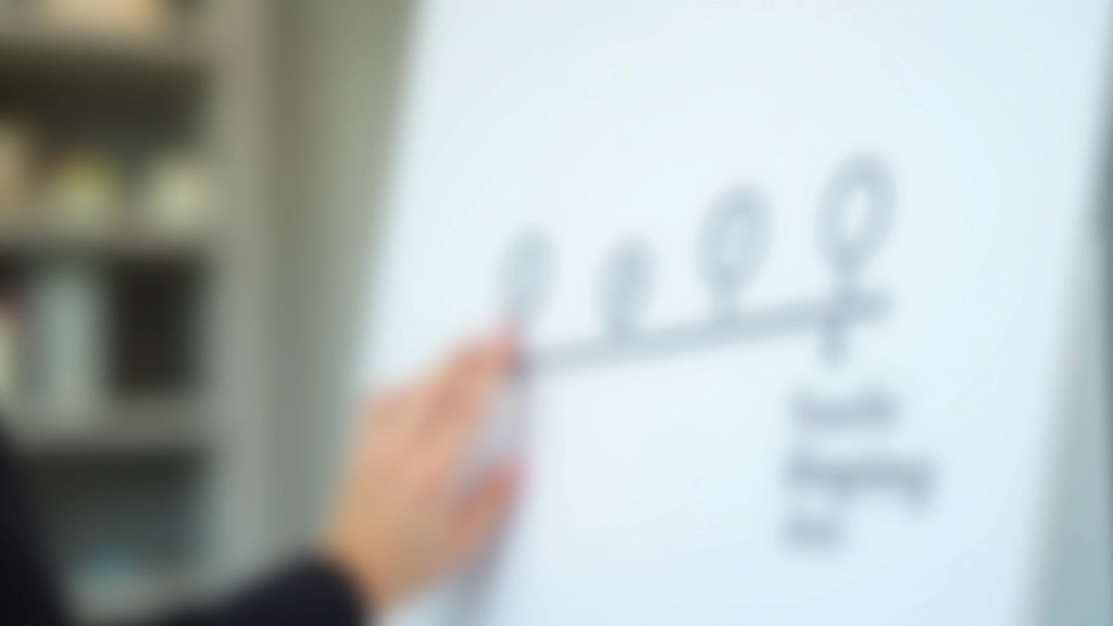 Visual planning board showing long-term financial goals with timeline and milestone markers